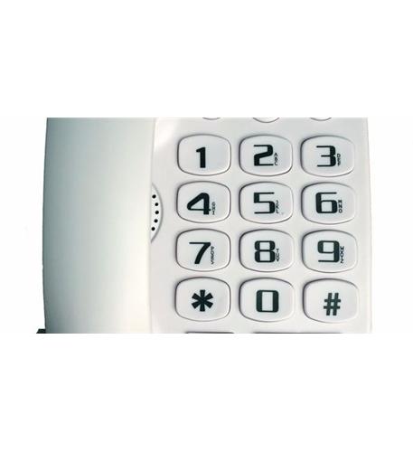 Big Button Speakerphone WHITE - GO-GEE3104WH