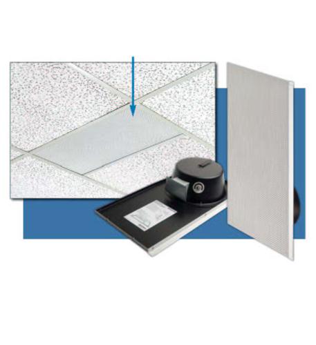 2 PACK 1X2 Drop Ceiling Speaker Off WH - BG-CSD1X2