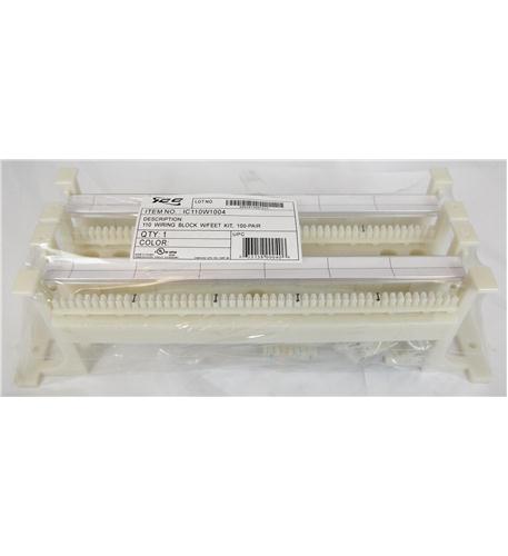 110 WIRING BLOCK W/ FT KIT, 100-PAIR, 5e - Primary Image