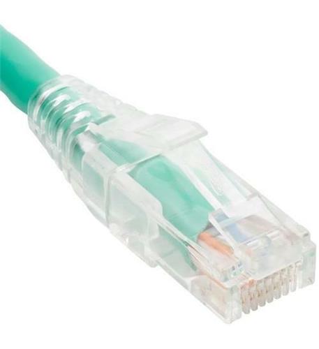 PATCH CORD, CAT 6, CLEAR BOOT, 7' GREEN - ICC-ICPCST07GN