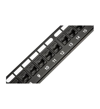 PATCH PANEL,CAT 6, FEED-THRU 24-P,1RMS - ICC-ICMPP24CP6