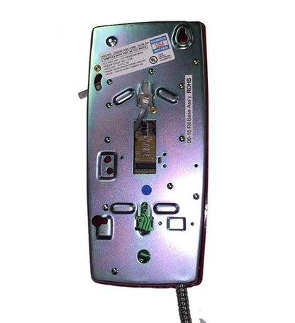 255447ARC20M Wall Phone w/Armored Cord - Back