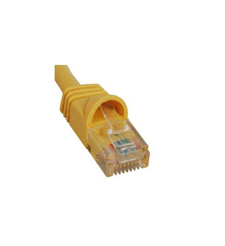 PATCH CORD, CAT 6, MOLDED BOOT, 14'  YL - ICC-ICPCSK14YL