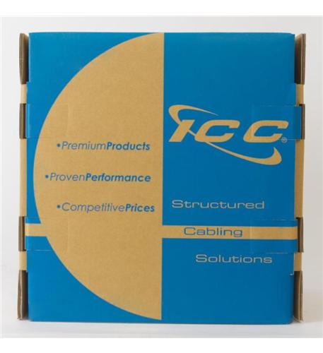 CAT6e CMR PVC Cable Blue - ICC-ICCABR6EBL