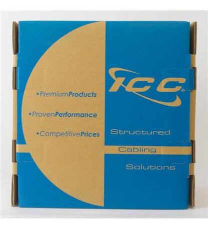 CAT6e CMR PVC Cable Blue - ICC-ICCABR6EBL