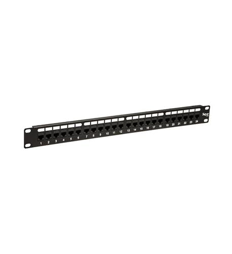 PATCH PANEL,CAT 6, FEED-THRU 24-P,1RMS - ICC-ICMPP24CP6