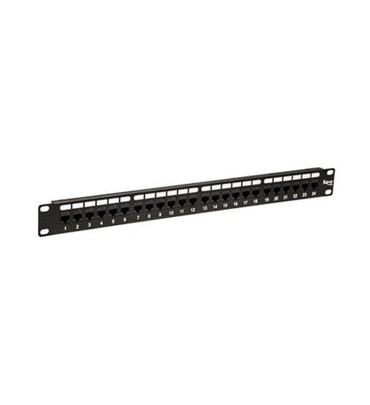 PATCH PANEL,CAT 6, FEED-THRU 24-P,1RMS - ICC-ICMPP24CP6