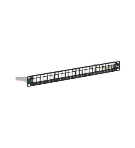 PATCH PANEL,BLANK,CAT 6A FTP,24PORT,1RMS - ICC-IC107PPS6A
