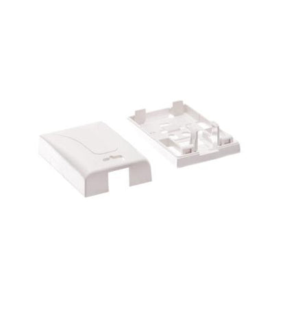 SURFACE MOUNT BOX, ELITE, 1-PORT, WHITE - ICC-IC108SB1WH