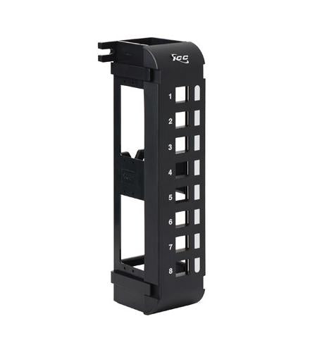 PATCH PANEL, BLANK,VERTICAL,8-PORT FLUSH - Primary