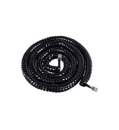 GCHA444025-FBK / 25' BLACK Handset Cord - 2500BK