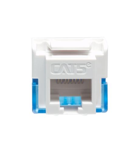 MODULE, CAT 5e, EZ, WHITE - ICC-CAT5JACK-WH