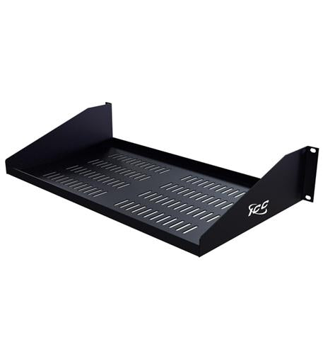 RACK SHELF 10in DEEP SINGLE VENTED 2RMS - ICC-ICCMSRSV10