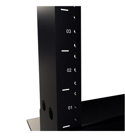 DISTRIBUTION RACK BLACK 7ft 45 RMS. - ICC-ICCMSR1984