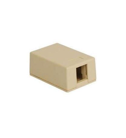 SURFACE MOUNT BOX, 1-PORT, 25PK, IV - ICC-IC107BCIV