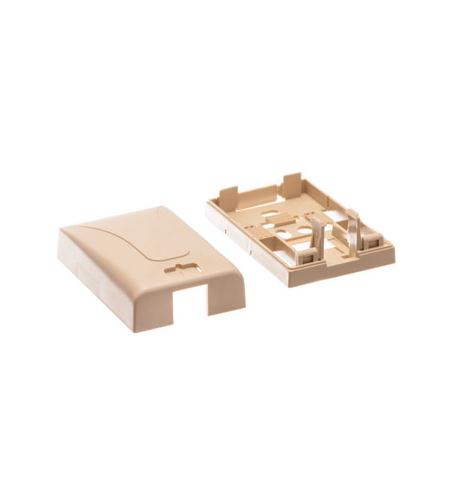 SURFACE MOUNT BOX, ELITE, 1-PORT, IVORY - ICC-IC108SB1IV