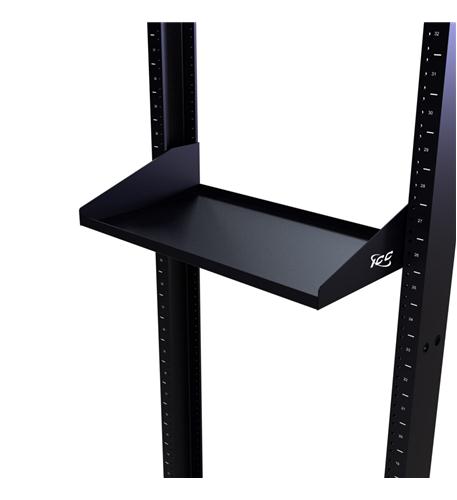RACK SHELF, 10in DEEP SINGLE, 2 RMS - ICC-ICCMSRSF10