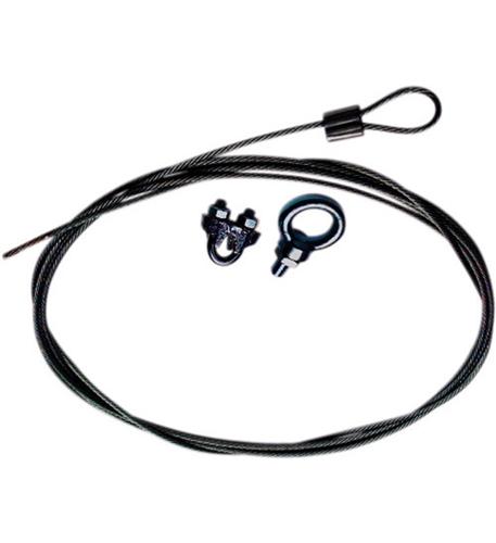 Black 10 Foot Cable and Clamp - BG-CK10B