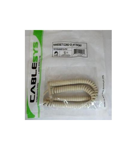 GCHA444025-FIV / 25' IVORY Handset Cord - 2500IV