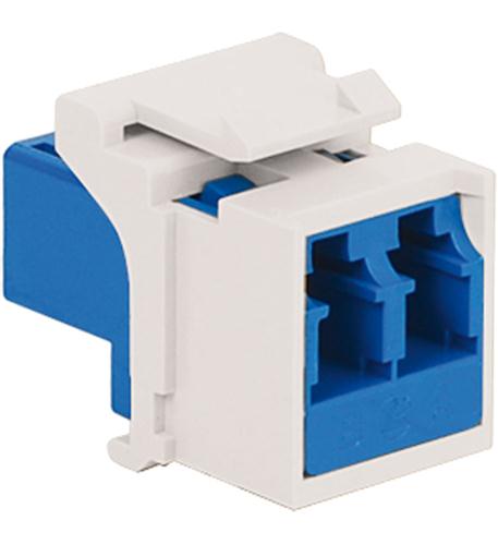 MODULE FIBER OPTIC, LC, DUPLEX, WHITE - Primary