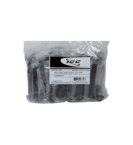 10 PK of 3.00 RING, CABLE MGMT - Primary