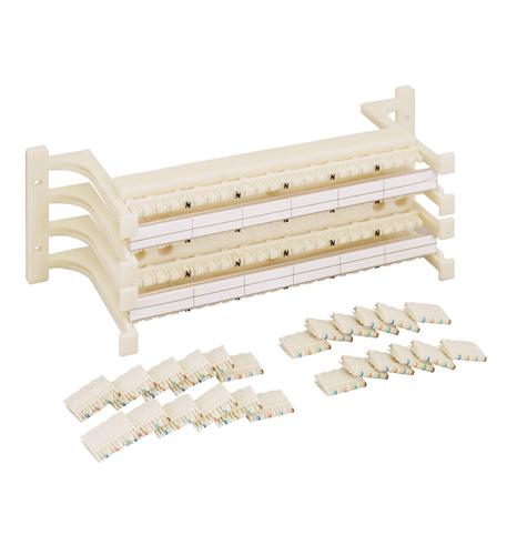 110 WIRING BLOCK W/FEET, 96 PAIR, CAT 6 - 1