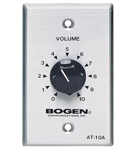 Bogen 10 Watt Attenuator Single Gang - BG-AT10A