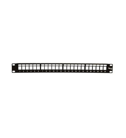 PATCH PANEL, BLANK, HD, 24-PORT, 1 RMS - ICC-IC107BP241