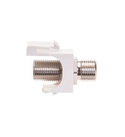 MODULE, F-TYPE, NICKEL PLATED, WHITE - IC107B5FWH
