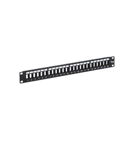 PATCH PANEL, BLANK, HD, 24-PORT, 1 RMS - Primary