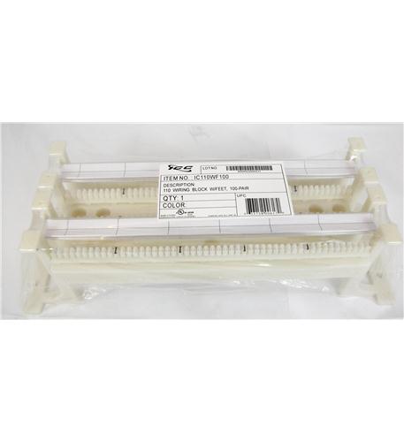110 WIRING BLOCK W/ FT, 100-PAIR, CAT 5e - Primary Image