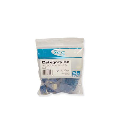 MODULE, CAT 5e, EZ, 25 PK, BLUE - Primary Image