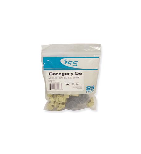 MODULE, CAT 5e, EZ, 25 PK, IVORY - Primary Image