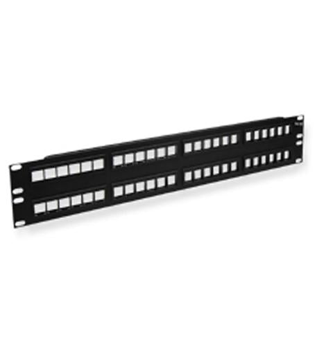 PATCH PANEL, BLANK, HD, 48-PORT, 2 RMS - Primary Image