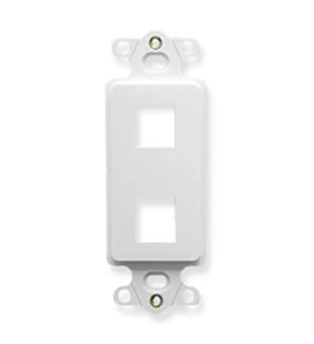 INSERT, DECOREX, 2-PORT, WHITE - Primary Image