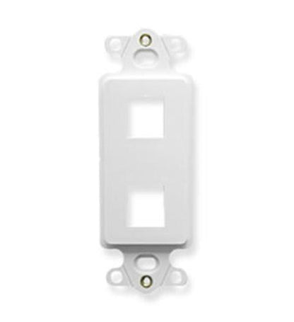 INSERT, DECOREX, 2-PORT, WHITE - Primary Image
