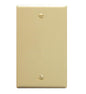 Flush Wall Plate Blank IVORY - Primary Image