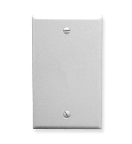 Flush Wall Plate Blank WHITE - Primary Image