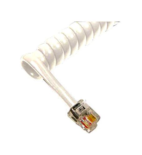 GCHA444006-FWH / 6' Handset Cord - White - Primary Image