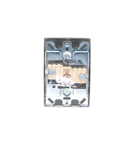 Wall Plate IDC 6P6C STAINLESS STEEL - ICC-IC630DA6SS