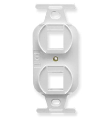 INSERT, ELECTRICAL, 2-PORT, WHITE - Primary