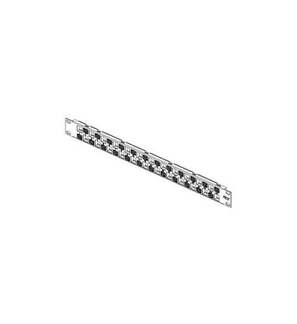 PATCH PANEL, BLANK, EZ, 24-PORT, 1 RMS - ICC-IC107BE241