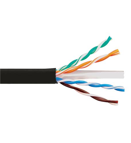 CAT6e CMR PVC CABLE BLACK - ICC-ICCABR6EBK