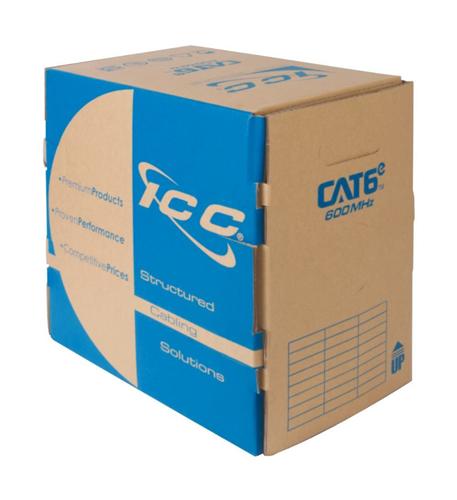 CAT6e CMR PVC Cable Blue - ICC-ICCABR6EBL