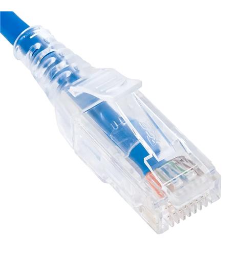 PATCH CORD CAT 6 SLIM CLEAR 25PK 10FT - ICC-ICPCSN10BL
