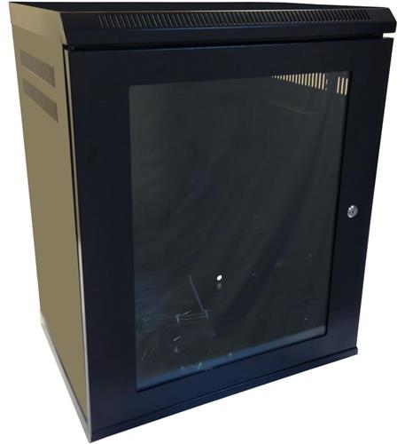 14U WALL MOUNT CABINET WITH FAN - ELE-QWM-ED-14U