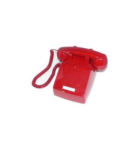 250047-VBA-NDL Red desk no dial - ITT-2500NDL-RD