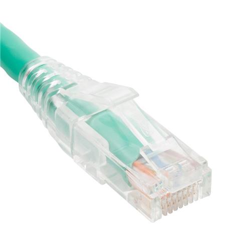 PATCH CORD CAT6 CLEAR BOOT 14' GREEN - Image