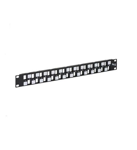 PATCH PANEL, BLANK, EZ, 24-PORT, 1 RMS - Primary