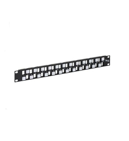 PATCH PANEL, BLANK, EZ, 24-PORT, 1 RMS - Primary